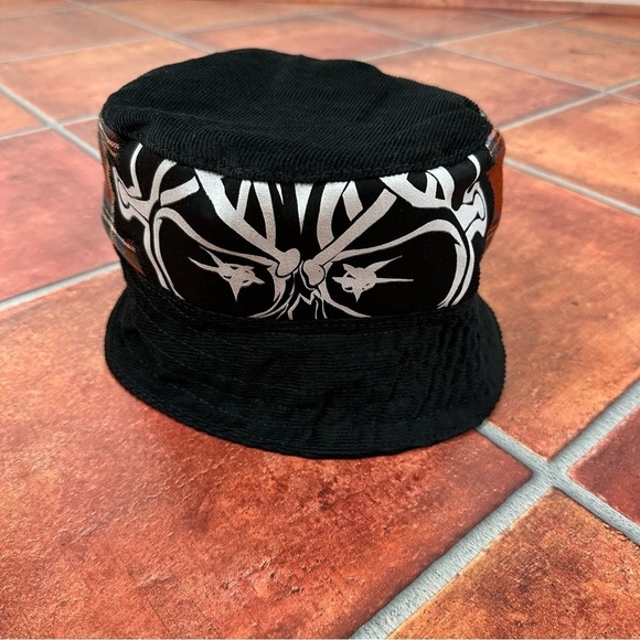 Marc Vachon Skull and Flannel Bucket Hat